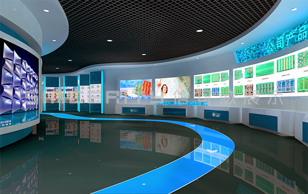 中京电子展厅设计效果图
