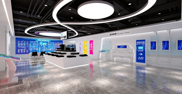 中国国际通信展厅设计效果图
